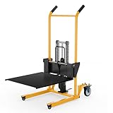 LFFTBK Transpaleta Manual con función de elevación, Capacidad de Carga de 440 Libras, Adecuada para la manipulación de mercancías en pequeñas Empresas y entornos industriales.