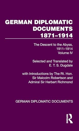 German Diplomatic Documents 1871 1914 Volume 4