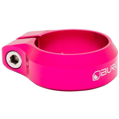 Burgtec Seat Clamp - 34.9mm Diameter - Toxic Pink