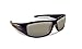 Flying Fisherman 7890BS Gaffer Jr Angler Polarized Sunglasses, Black Frames, Smoke Lens
