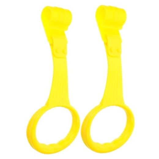 Milisten Cot Pull Rings Bed Hanging Rings Safe Walker Accessories Plastic Pull Bar for Boy Girl