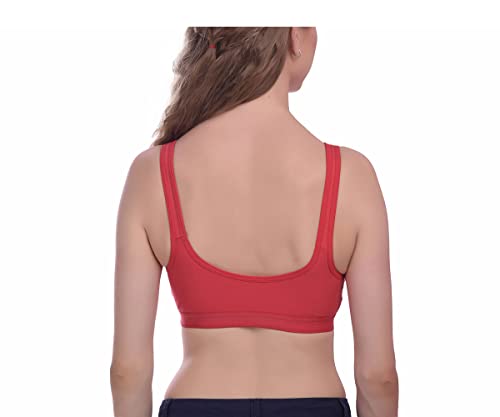 Image of Viral Girl Women's Non Padded Cotton-Hosiery B-Cup Sports Bra (Pack of 2)(Dubai)
