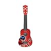 Miraculous Ladybug Mijn Eerste Gitaar voor kinderen, 6 nylon snaren, 53 cm, gids inbegrepen, Rood/Zwart, K200MI