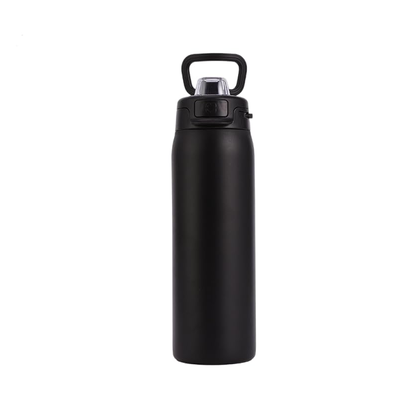 Stainless steel insulated cup, large capacity, outdoor pop-up lid sports water bottle, portable climbing water bottle