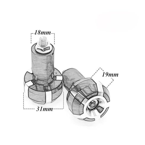 Tapón de Manillar Oro para Rutas en Moto GSR 600 y SV650 4