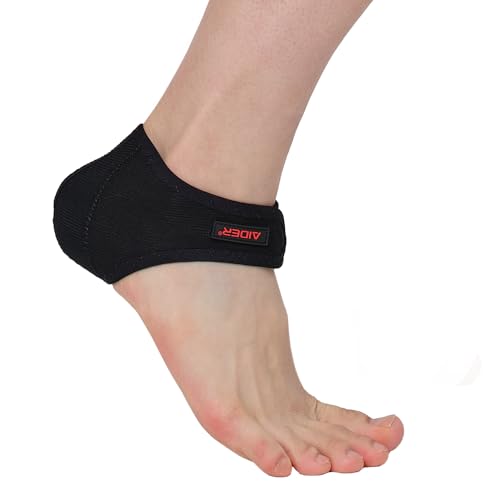 Aider Heel Pad Type 1 - Comprehensive Plantar Fasciitis Heel Pads, Relieve Heel Pain, Plantar Fasciitis Therapy Wraps, Shock Absorbing pad under heel (Right)