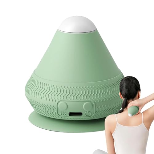Balle de massage montable, balle de massage musculaire montable - Rouleau électrique pour le soulagement des contraintes | Adsorption Fascia Ball Vibration Hot Compress Massageur pour le soulagement d