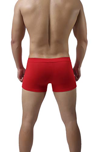 eywlwaar Men's Bulge Boxer Briefs Modal Comfort Separate Pouch Trunks Underwear2