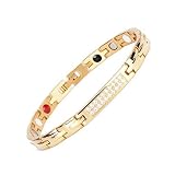 YINOX Bracelet 4 in 1 Magnetic Crystal Magnetic Anklet for Women with Magnet Valentine's Day Gift fo