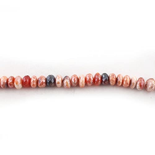 Mystic Coated Carnelian Faceted Rondelles pour bijoux vibrants SB3045