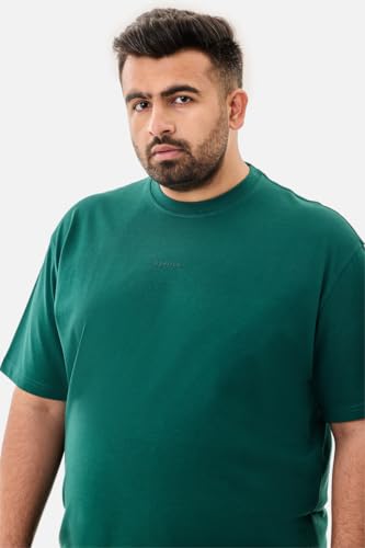 Image of SNITCH Men Polo Plus Size T-Shirt | Knitted Solid Polo with Contrast Tipped Collar & Logo Embroidery | 100% Cotton Breathable Lightweight Smart Casual Wear