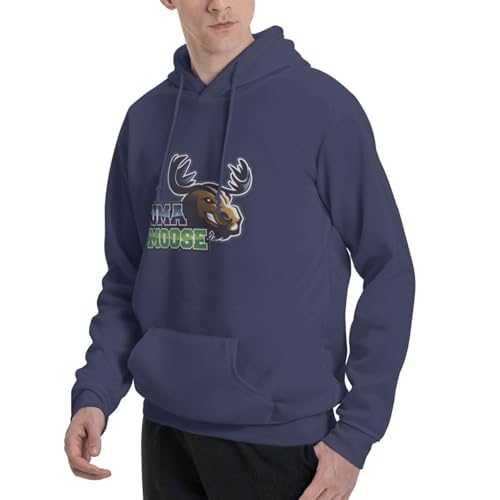 University Of Maine At Augusta Winter Casual Hooded Sweatshirt Long Drawstring Pullover Adult Sweatshirts3