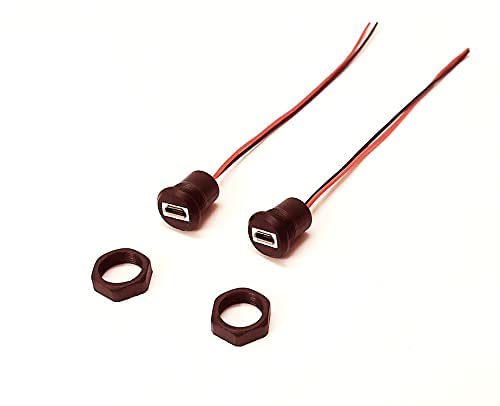 ESPtronics 2 Pcs Micro USB Female Socket Connector with Wire for PCB Micro USB Port Female Universal Jack Socket for DIY Electronic Projects and Kits-image-42