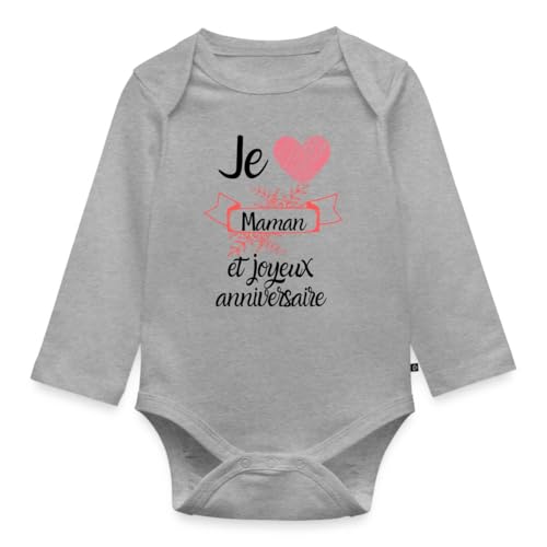 Body bébé bio qui résout le manque d'idée cadeau anniversaire maman