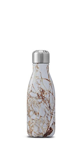 S'well Vacuum Insulated Stainless Steel Water Bottle, 9 oz, Calacatta Gold