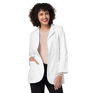 Adar Universal Lab Coats for Women – Princess Cut 30″ Consultation Lab Coat