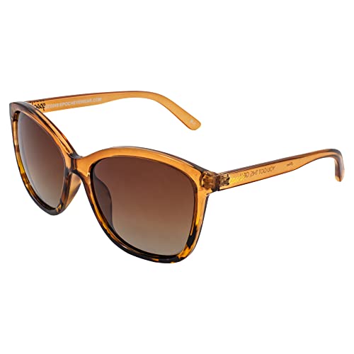 Epoch Eyewear Elizabeth Sunglasses for Women Tortoise/Brown Frame w/Brown Gradient Polarized Lens