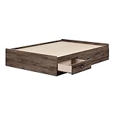 South Shore Ulysses Full Mates Bed Fall Oak