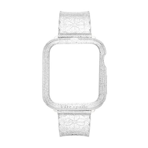 Kate Spade New York Silver Glitter Jelly 40Mm Case And Band Set For Apple Watch® (Model: Kss0131Set) #TOP17