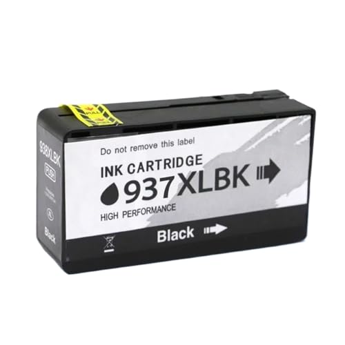 Cartouche d'encre 937e noire pour résoudre les pannes d'impression HP