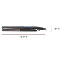 Remington Glätteisen [OPTIheat-Technologie für lang anhaltende Styling-Ergebnisse] PROluxe Midnight (150-230°C,110mm lange Keramikstylingplatten,digitales Display,schnellaufheizend) Haarglätter S9100B – Ansicht 9