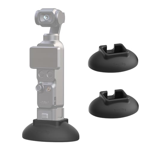 Image of SmallRig Silicone Stand Base for DJI Osmo Pocket 4 /3, Non-Slip Portable Desktop Mount with Charge Hole, Stable Desktop Support Bracket for Pocket 4-6008