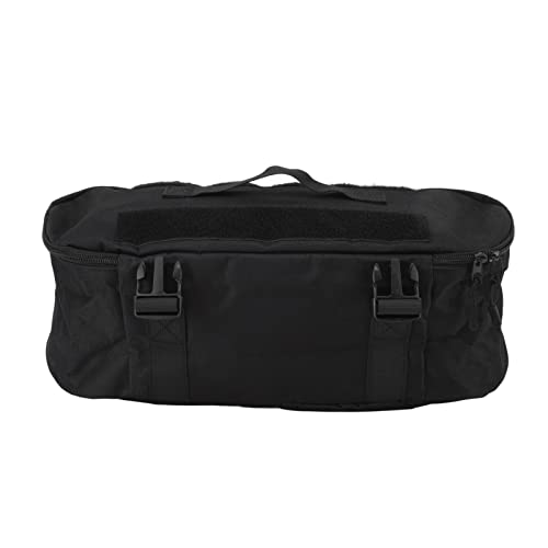 Beach Bag Picnic Bag Storage Bag Large Durable Two in One Insulation Tote for Outdoor Beach Camping Black Mesh Cotton 41 x 41 x 17cm2