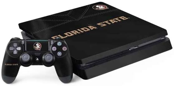 Skinit Decal Gaming Skin Compatible with PS4 Slim Bundle - Officially Licensed Florida State University Pattern Jersey Design