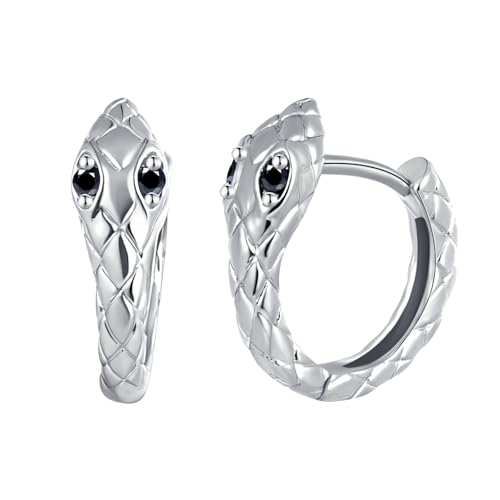 Boucles d'oreilles serpent en acier parfaites pour votre look casual chic urbain