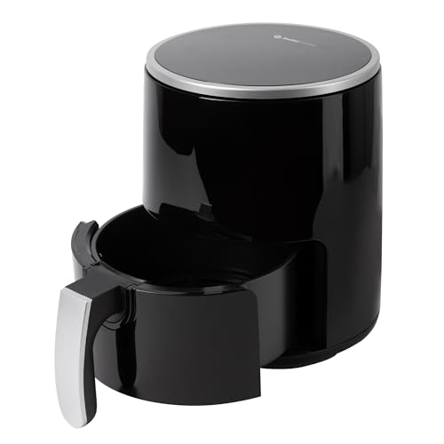 Z SwissHome PETIT - Freidora de aire 2.5L 1200W - Pantalla digital - Temperatura ajustable 80-200°C - Temporizador 60 min - Sartén desmontable de teflón - Protección contra sobrecalentamiento