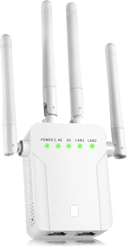 WiFi Extender Signal Booster,WiFi Extender, 5G WiFi Booster (Up to