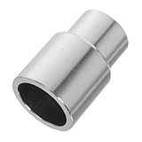 ABOOFAN Beine heben Flaschenheber-Adapter Wagenheber Verlängerungsstange Flaschenheberverlängerung Beinstrecker Wagenheberverlängerung Flaschenbuchse -Erweiterungsadapter Metall Silber