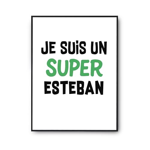 Poster Esteban A2 - Affiche Humour Imprimée en France Otshirt