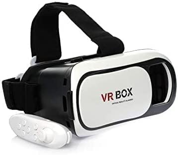 Image of HD Virtual Reality Headset w /Controller /Gamepad,VR Headsets for iPhone /Android,3D VR Glasses for TV, Movies & Video Games-VR Goggles Compatible with iOS, Android Phones (BG33)