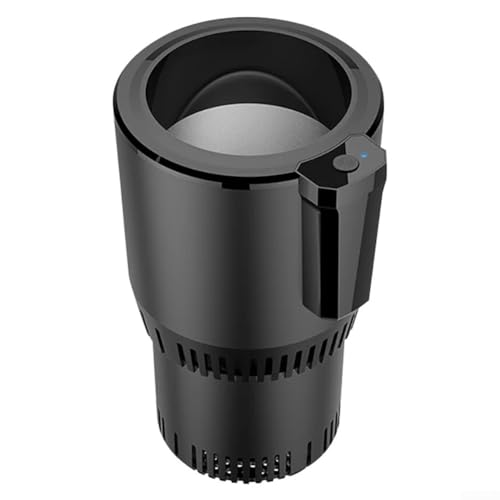 Zilimontt Taza caliente y fría del coche de 12 V, calentador y enfriador de bebidas 2 en 1, calentador de café de furgoneta, enfriador de latas de coche, soporte de taza de coche de calefacción y