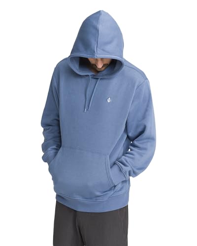 Image of Volcom Men's Foreman Pullover Hoodie - Soft Cotton Fleece Sweatshirt With Kangaroo Pocket