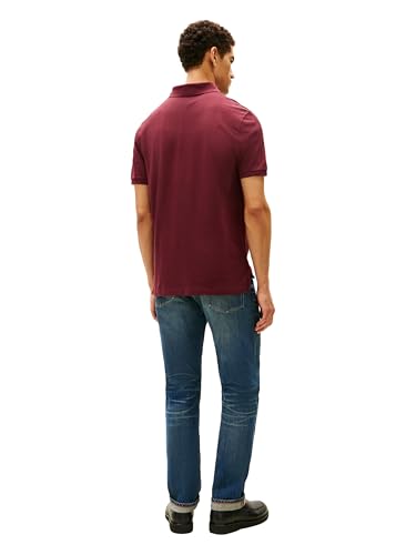 Image of Tommy Hilfiger Men's Short Sleeve Cotton Pique Polo Shirt in Classic Fit