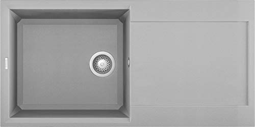 ELLECI LMY48079 | Lavello da incasso METALTEK EASY 480 | Colore : Alluminio