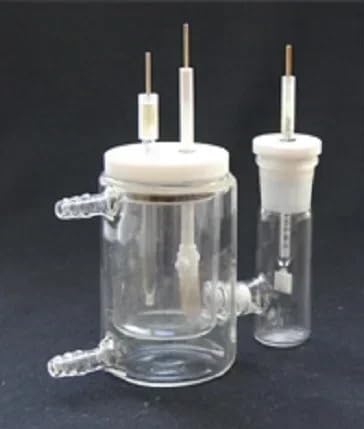 Wasserbad-Elektrolysezelle vom Typ H, versiegelt for den Einsatz im elektrochemischen Labor | Robuster Glassandkern, ideal for elektrochemische Experimente.(100ml)
