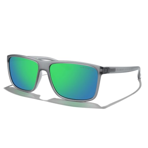 MERRYS Rectangular Polarized Sports Sunglasses for Men Women Cycling Driving Fishing UV400 Protection S8225