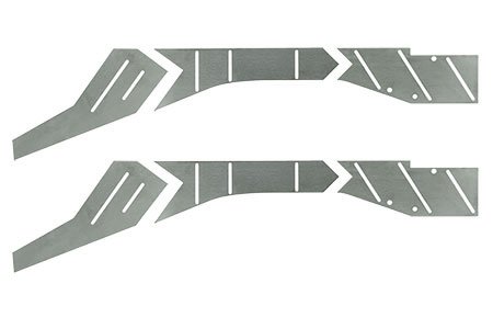 Ruffstuff Specialties Unibody Front Frame Reinforcement Rail Kit for Jeep XJ Cherokee