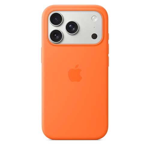 Image of Apple iPhone 17 Pro Silicone Case with MagSafe - Orange 