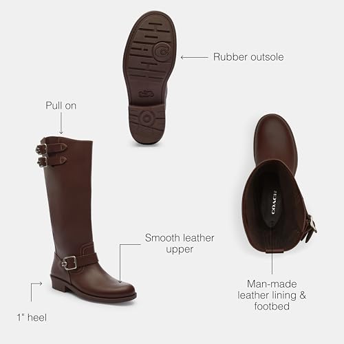 Coach Women's Daria Moto Boot Industrial Shoe3