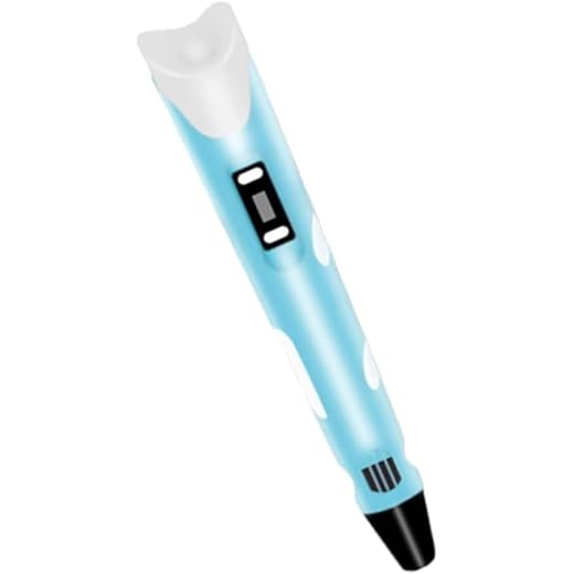 Caneta 3d Impressora Pen Printer Com Tela Digital Para Ajustar A Temperatura e Velocidade Filamento PLA de Carregamento USB Presentes Para Crianças Refil Premium GAXMARK