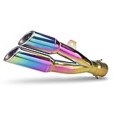 Exhaust Pipe Silencer Pour SUZUKI Pour DL650 Silencieux D'échappement 51 Mm À Double Sortie(Style 6)