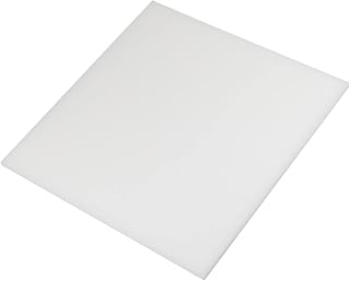 Othmro Acetal POM Plastic Sheet Polyoxymethylene Plate Sheet 200x200x5mm White 1pcs