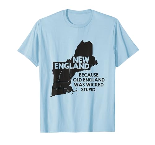 NEW ENGLAND, BECAUSE OLD ENGLAND WAS WICKED STUPID T-Shirt