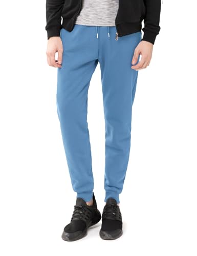 Flygo Men's Fleece Lined Sherpa Sweatpants Winter Warm Pants Jogger Lounge Athletic Pant with Pockets