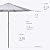 Tempera 10ft Patio Market Outdoor Table Umbrella with Auto Tilt and Crank,Large Sun Umbrella with Sturdy Pole&Fade Resistant Canopy,Easy to Set,Smoke Grey