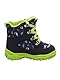 Superfit Baby Jungen HUSKY1 warm gefütterte Gore-Tex Stiefel, BLAU/HELLGRÜN 8000